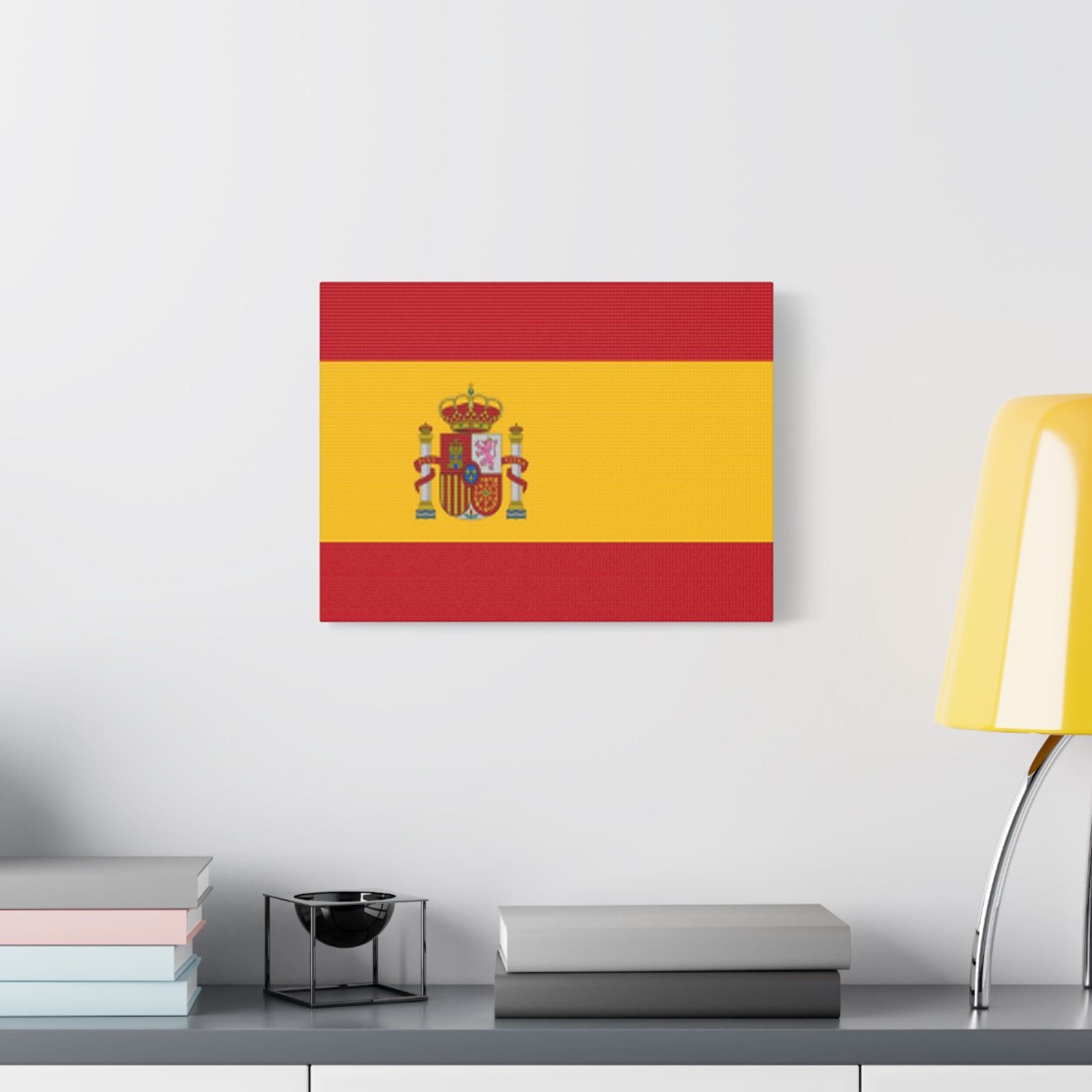 Spain Country Flag Canvas Vibrant Wall Art Unframed Home Decor-Express Your Love Gifts