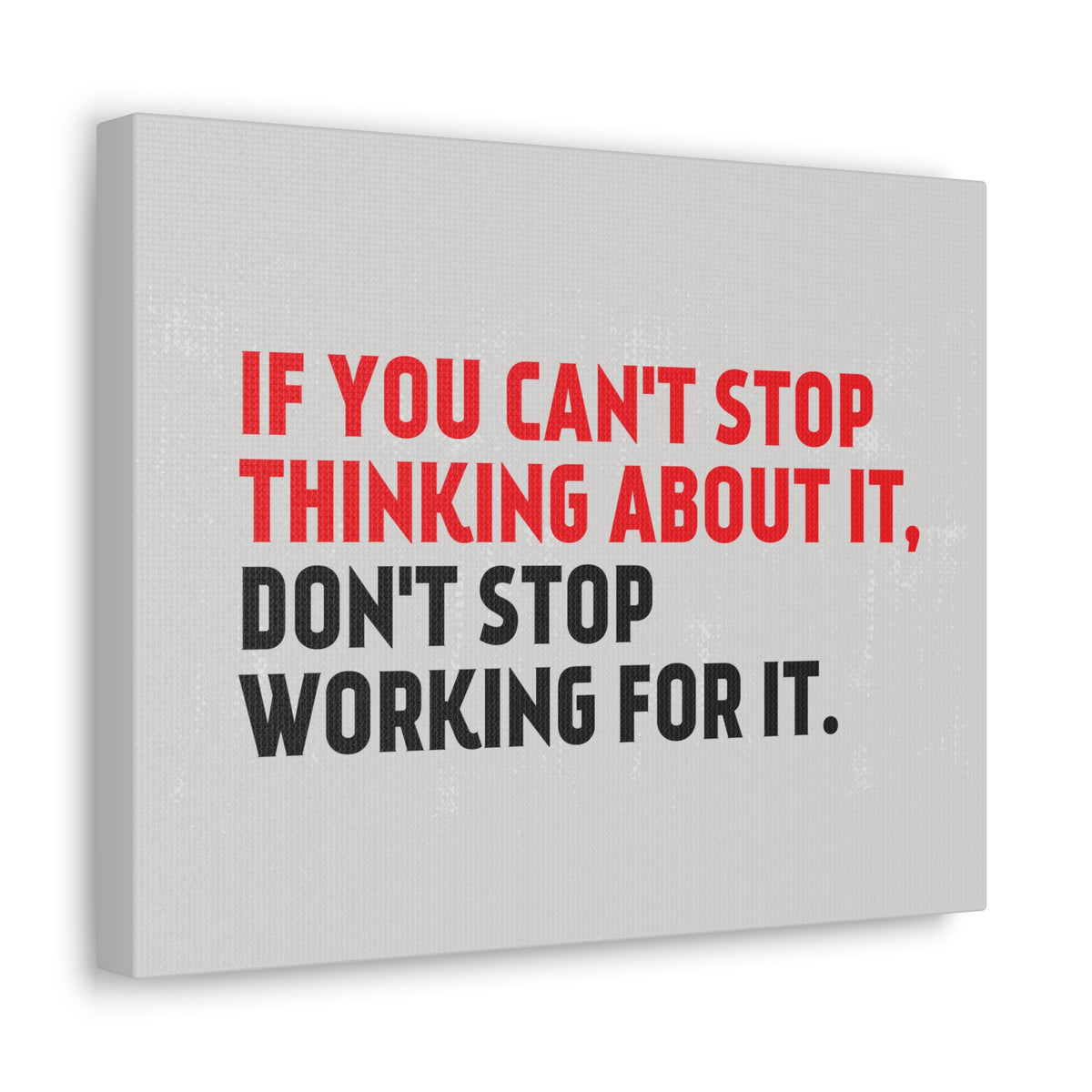 Inspirational Wall Art Thinking About It Motivation Wall Decor for Home Office Gym Inspiring Success Quote Print Ready to Hang-Express Your Love Gifts