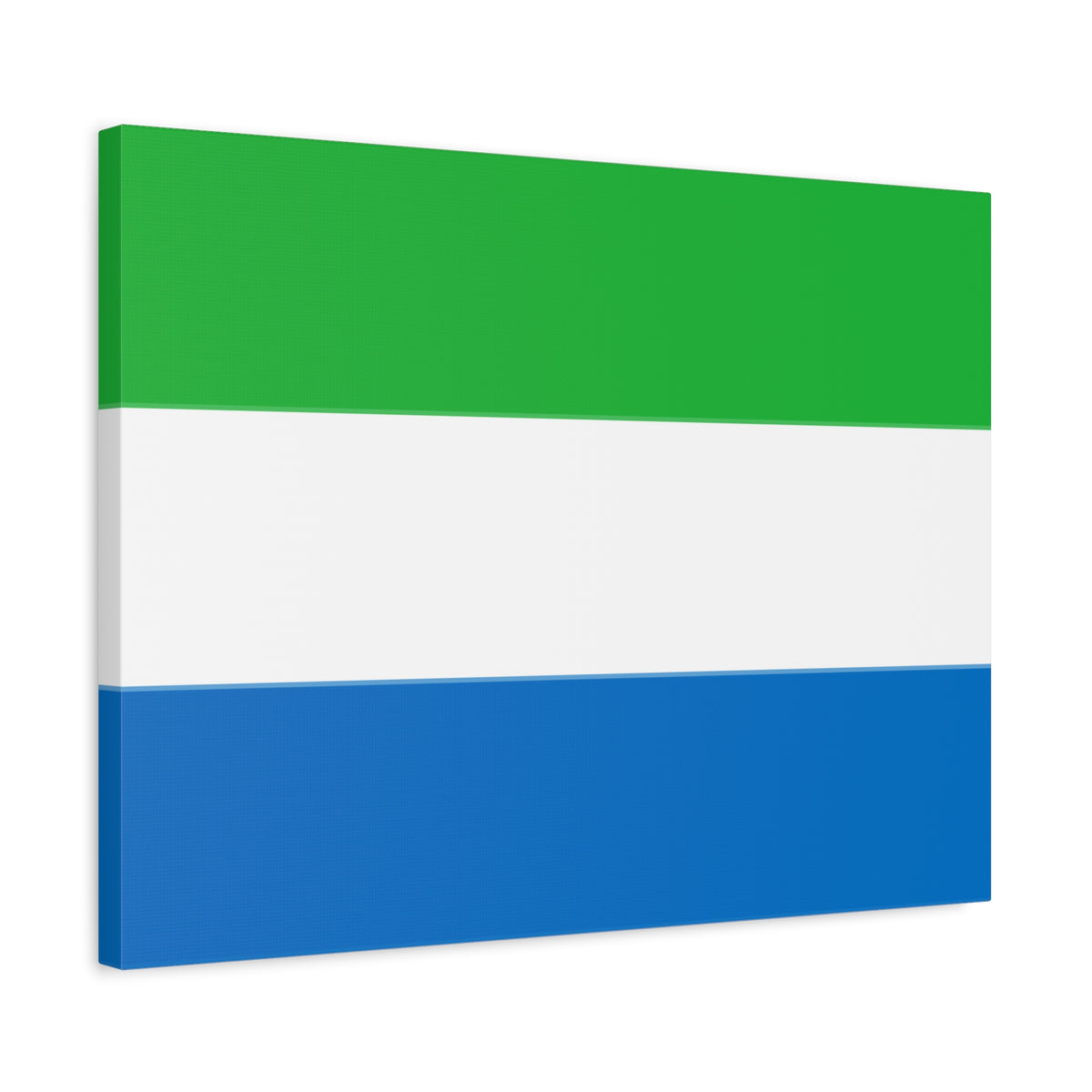 Sierra Leone Country Flag Canvas Vibrant Wall Art Unframed Home Decor-Express Your Love Gifts