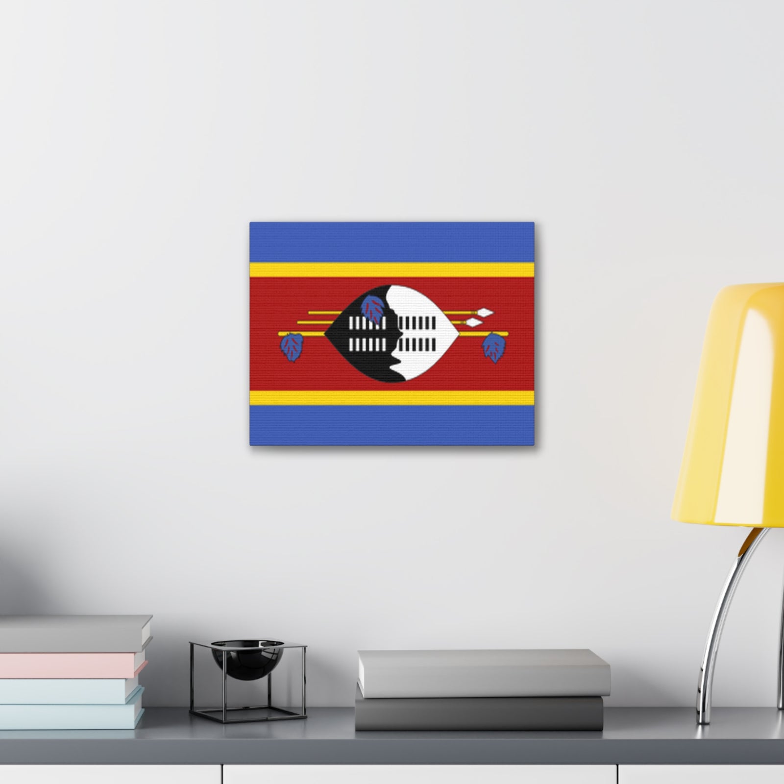 Eswatini Country Flag Canvas Vibrant Wall Art Unframed Home Decor-Express Your Love Gifts