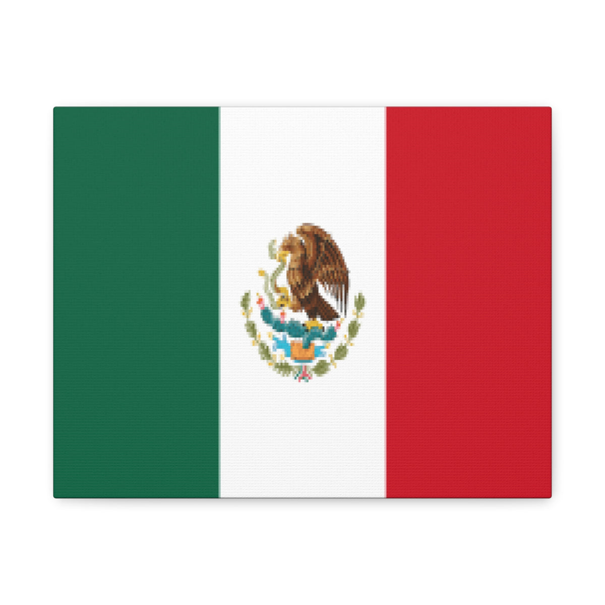 Mexico Country Flag Canvas Vibrant Wall Art Unframed Home Decor-Express Your Love Gifts