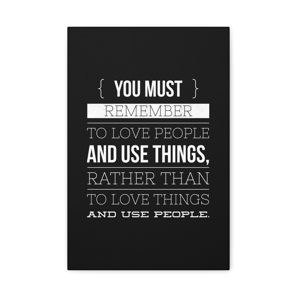 Inspirational Wall Art Remember To Love People Motivation Wall Decor for Home Office Gym Inspiring Success Quote Print Ready to Hang-Express Your Love Gifts