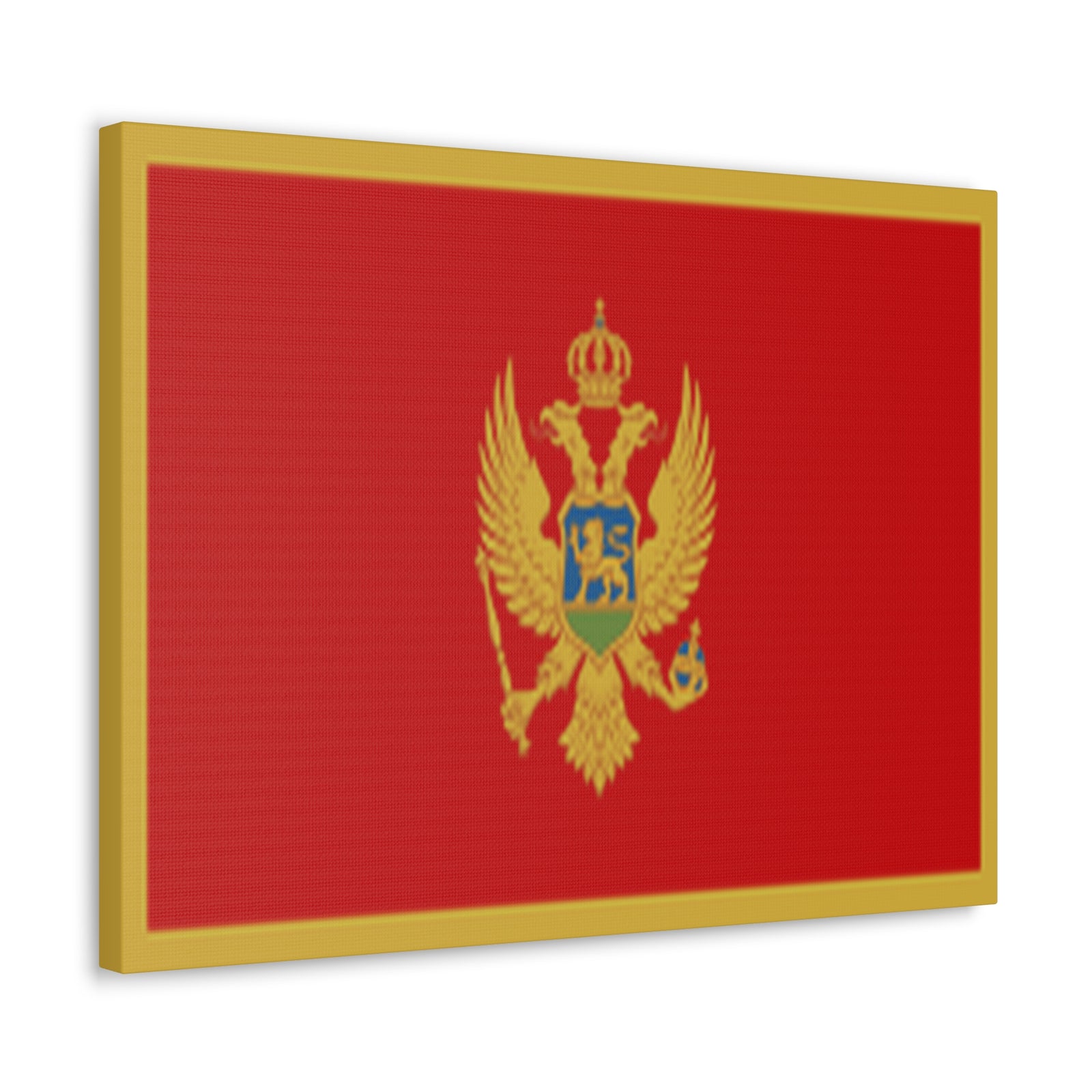 Montenegro Country Flag Canvas Vibrant Wall Art Unframed Home Decor-Express Your Love Gifts