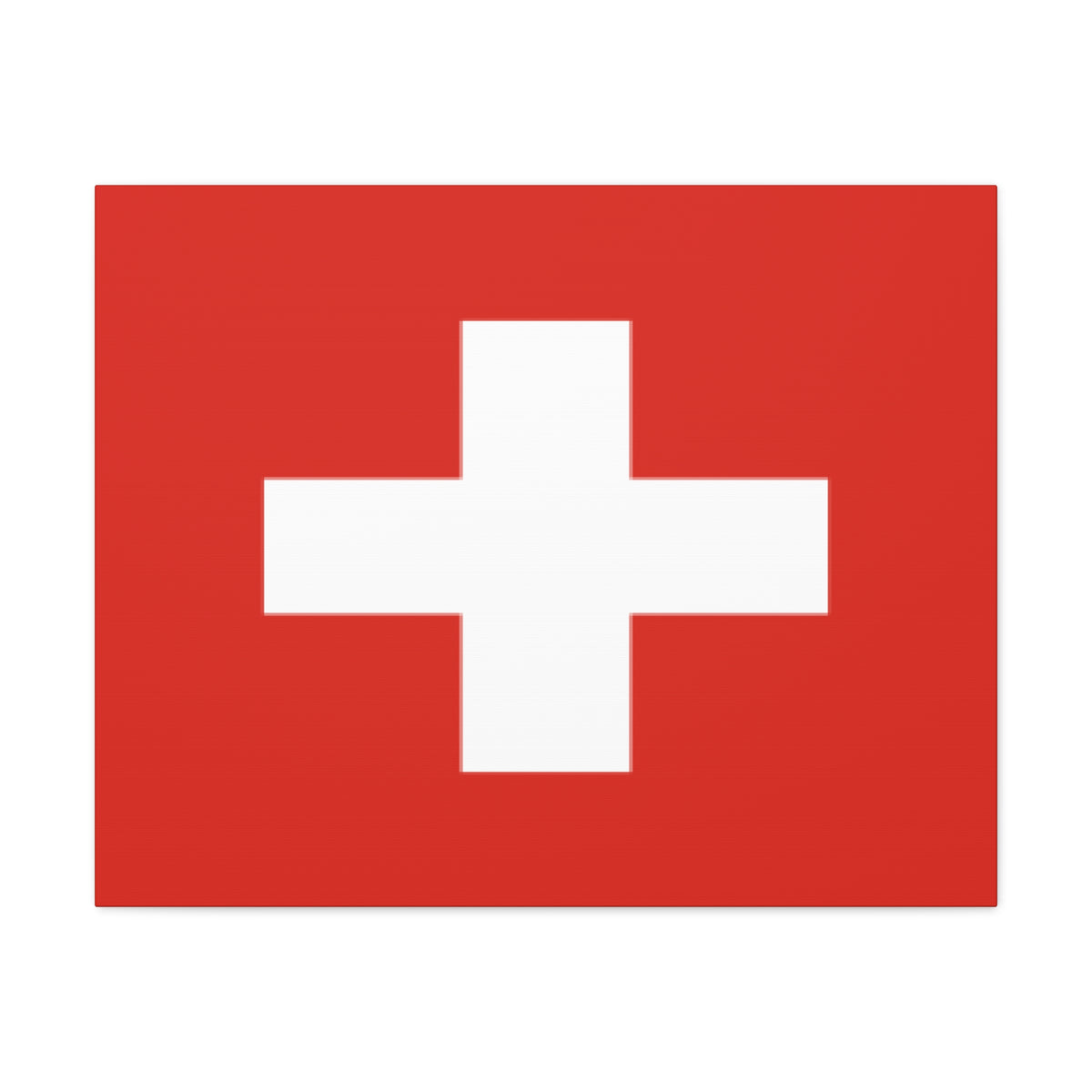 Switzerland Country Flag Canvas Vibrant Wall Art Unframed Home Decor-Express Your Love Gifts