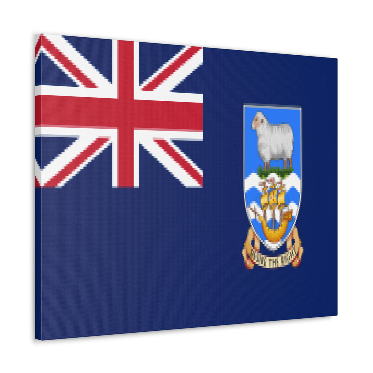 Falkland Islands Country Flag Canvas Vibrant Wall Art Unframed Home Decor-Express Your Love Gifts