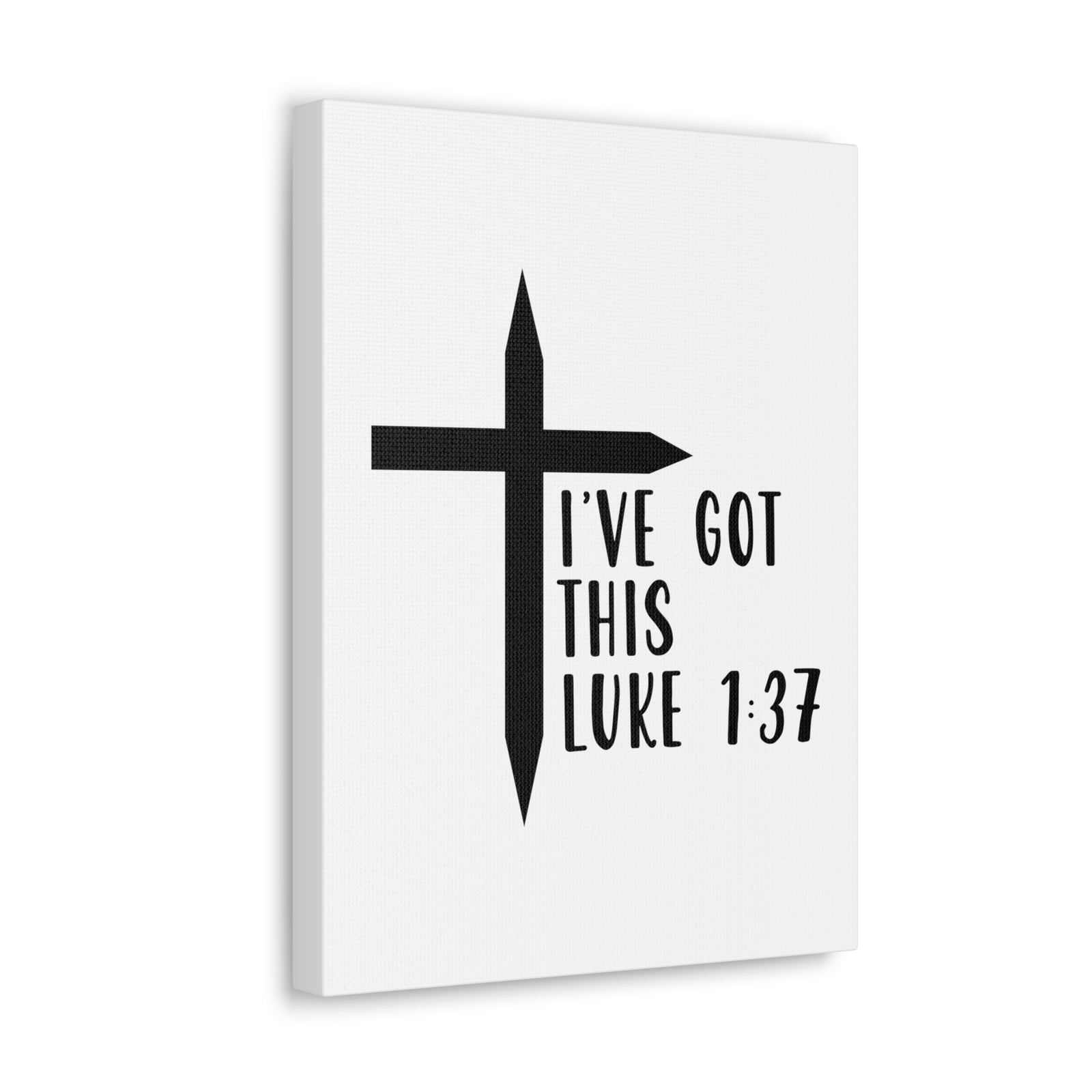 Scripture Walls Luke 1:37 I've Got This Bible Verse Canvas Christian Wall Art Ready to Hang Unframed-Express Your Love Gifts