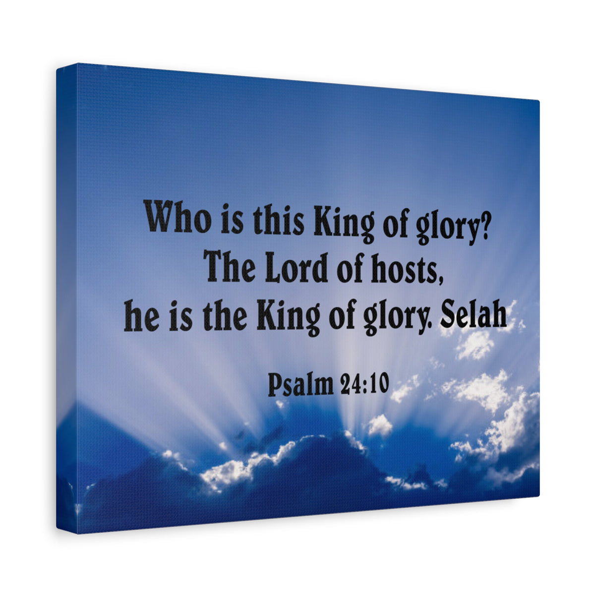 Bible Verse Canvas The Lord of Hosts Psalm 24:10 Christian Home Decor Scripture Art-Express Your Love Gifts