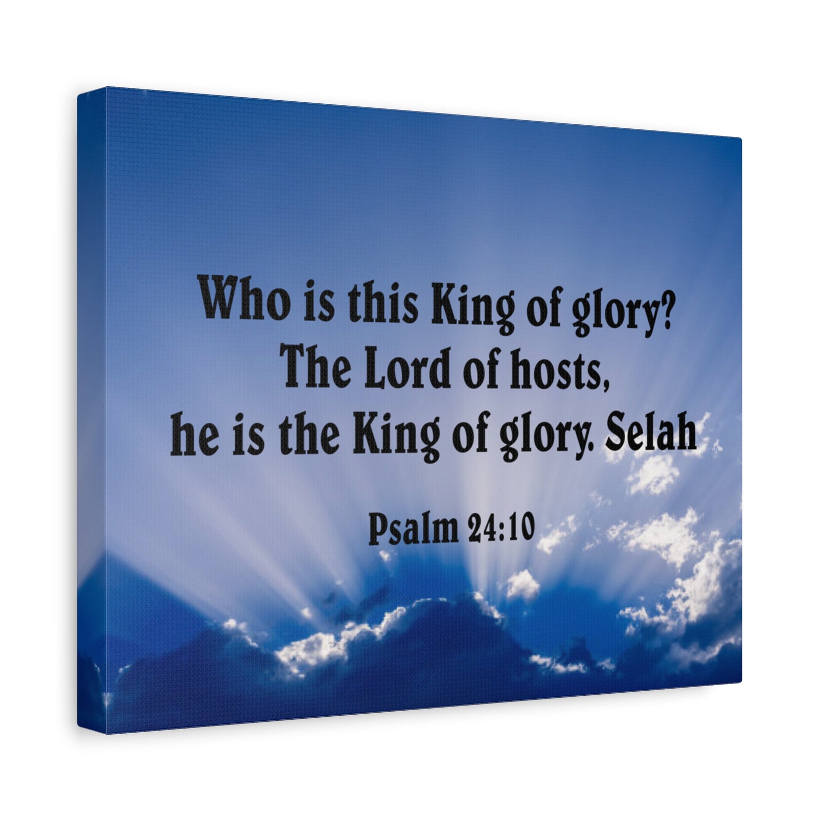 Bible Verse Canvas The Lord of Hosts Psalm 24:10 Christian Home Decor Scripture Art-Express Your Love Gifts