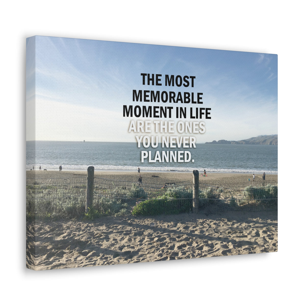 Inspirational Quote Canvas The Most Memorable Motivational Print Ready to Hang Artwork-Express Your Love Gifts
