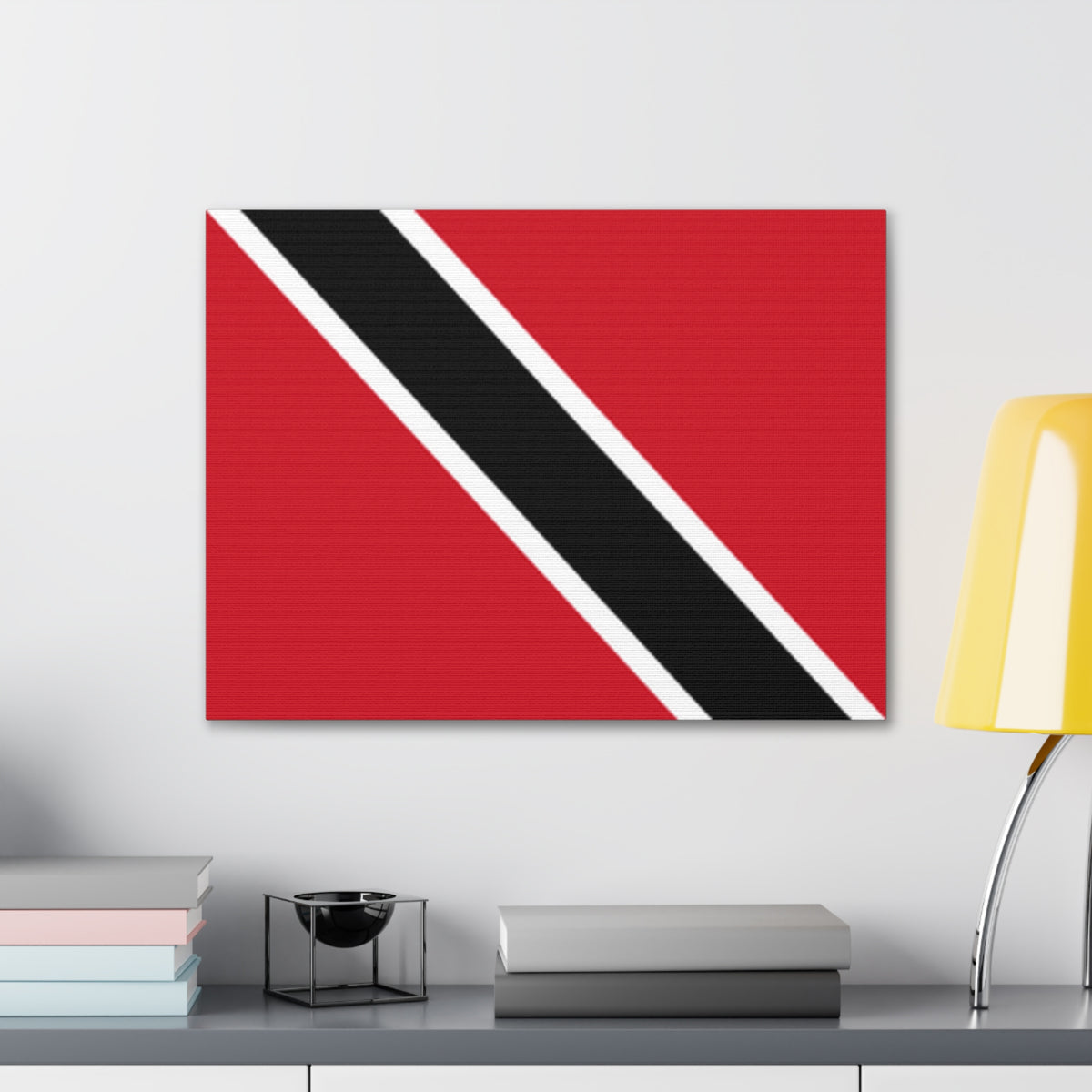 Trinidad and Tobago Country Flag Canvas Vibrant Wall Art Unframed Home Decor-Express Your Love Gifts