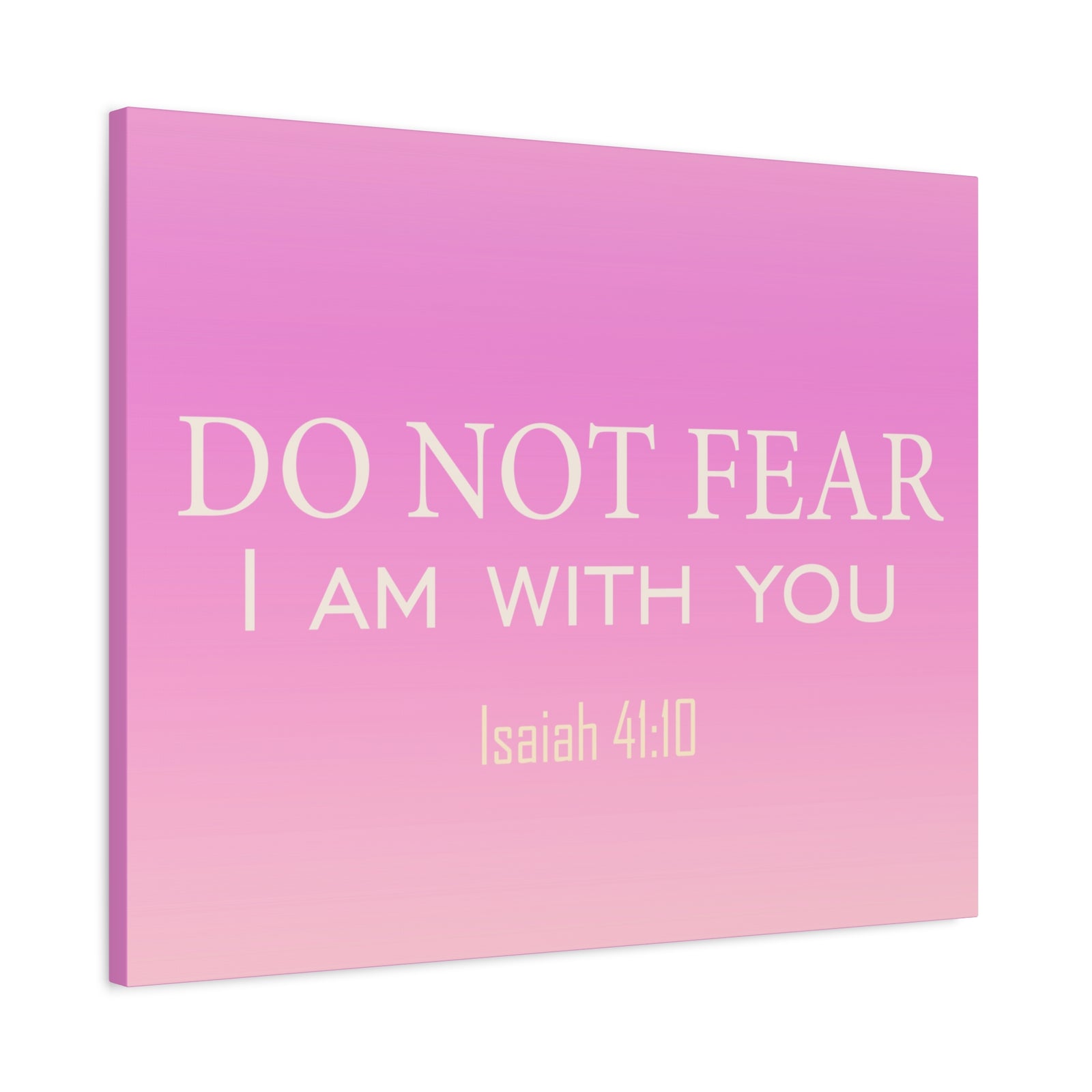 Scripture Canvas I Am With You Isaiah 41:10 Christian Wall Art Bible Verse Print Ready to Hang-Express Your Love Gifts