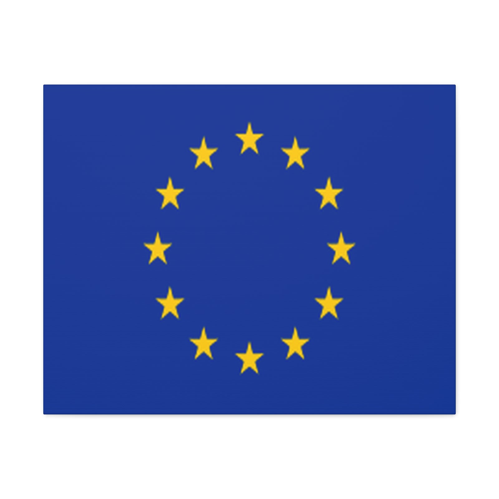 European Union Country Flag Canvas Vibrant Wall Art Unframed Home Decor-Express Your Love Gifts