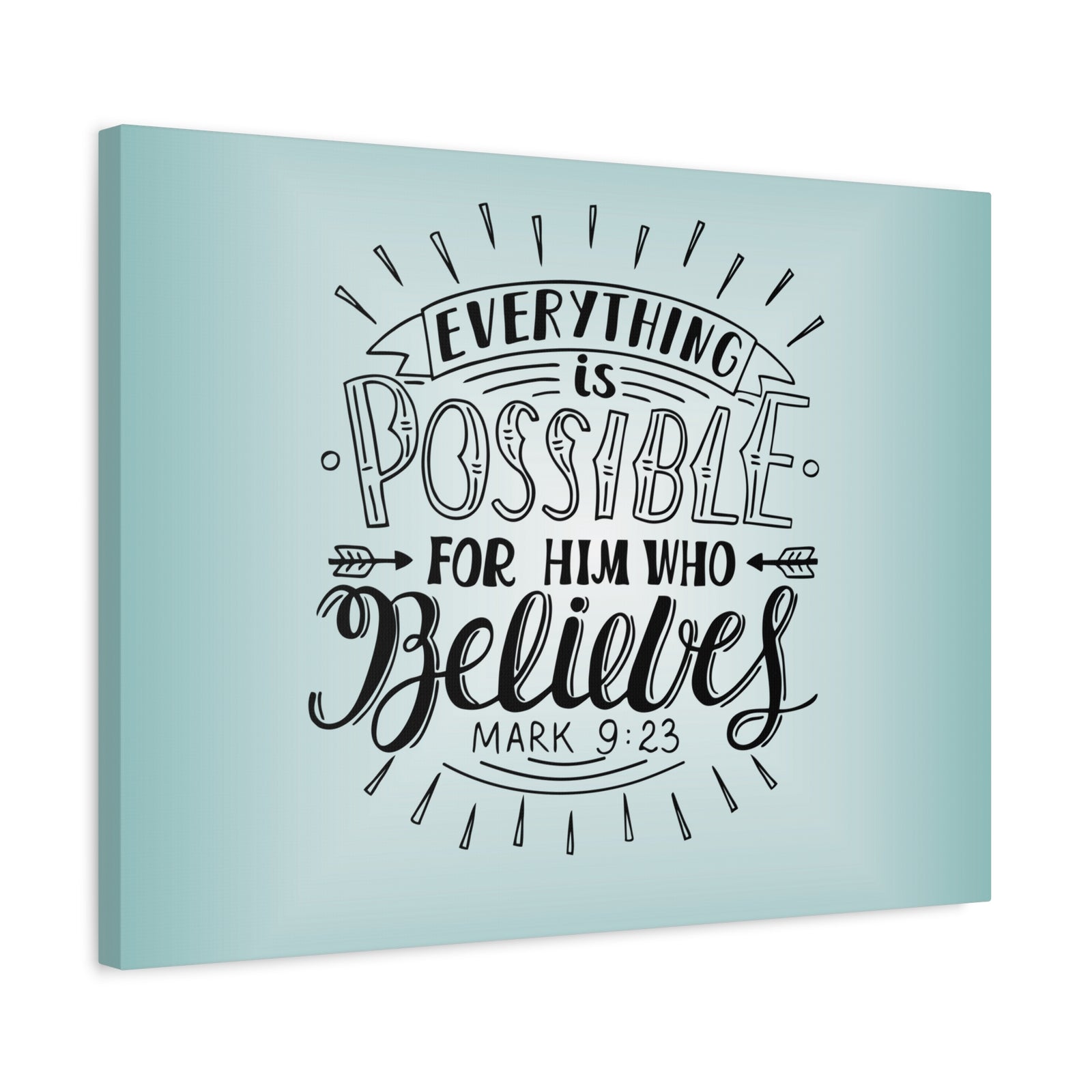 Scripture Canvas Trust in the Name of the Lord Psalm 20:7 Christian Wall Art Bible Verse Print Ready To Hang-Express Your Love Gifts