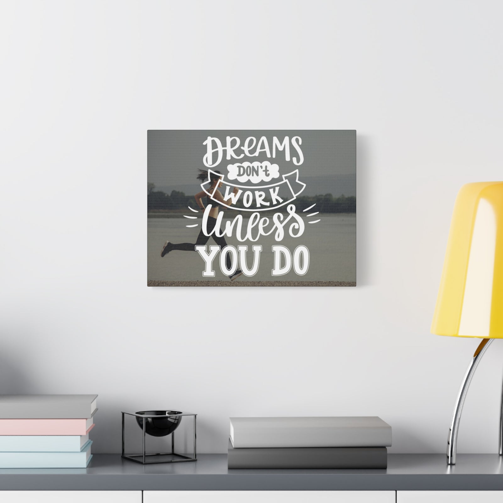 Inspirational Quote Canvas Dreams Wall Art Motivational Motto Inspiring Prints Artwork Decor Ready to Hang-Express Your Love Gifts