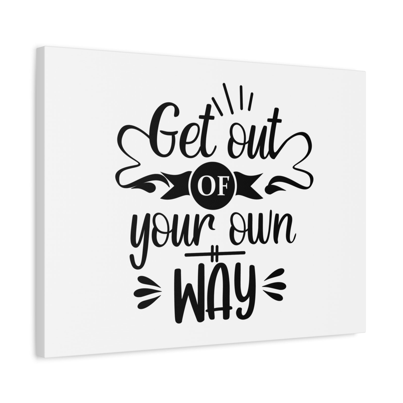 Inspirational Quote Canvas Your Own Way Wall Art Motivational Motto Inspiring Prints Artwork Decor Ready to Hang-Express Your Love Gifts