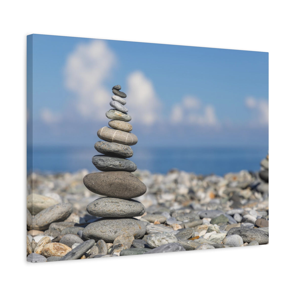 Stone Zed Stack Over Balance Nature Wilderness Photography Canvas Wall Art for Home Decor Ready-to-Hang-Express Your Love Gifts