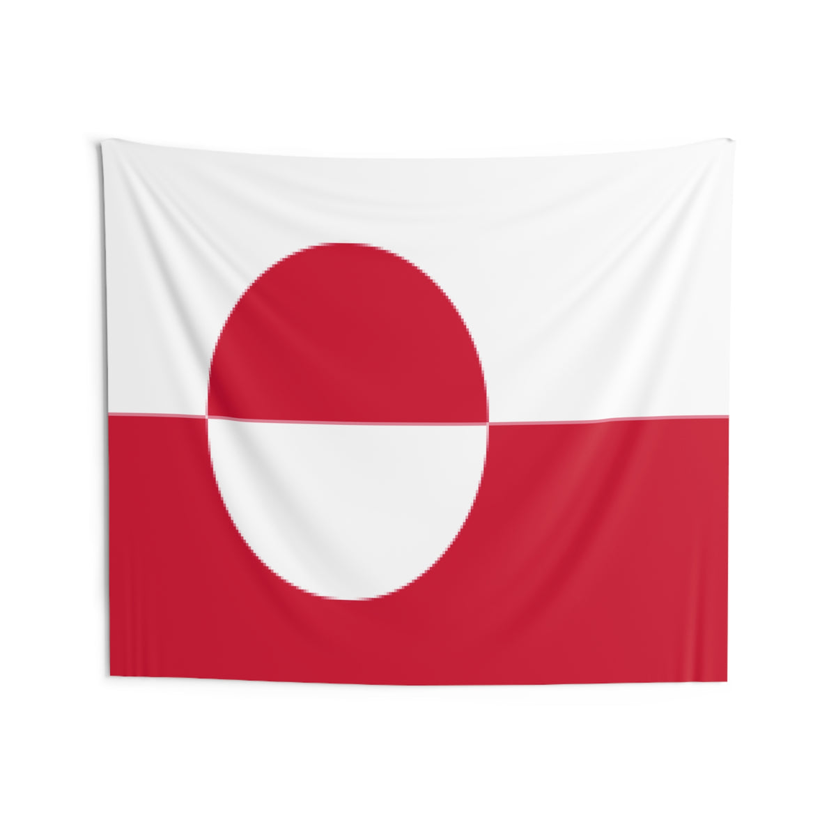Greenland Country Flag Wall Hanging Tapestry-Express Your Love Gifts