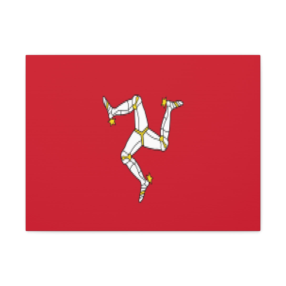 Isle of Man Country Flag Canvas Vibrant Wall Art Unframed Home Decor-Express Your Love Gifts
