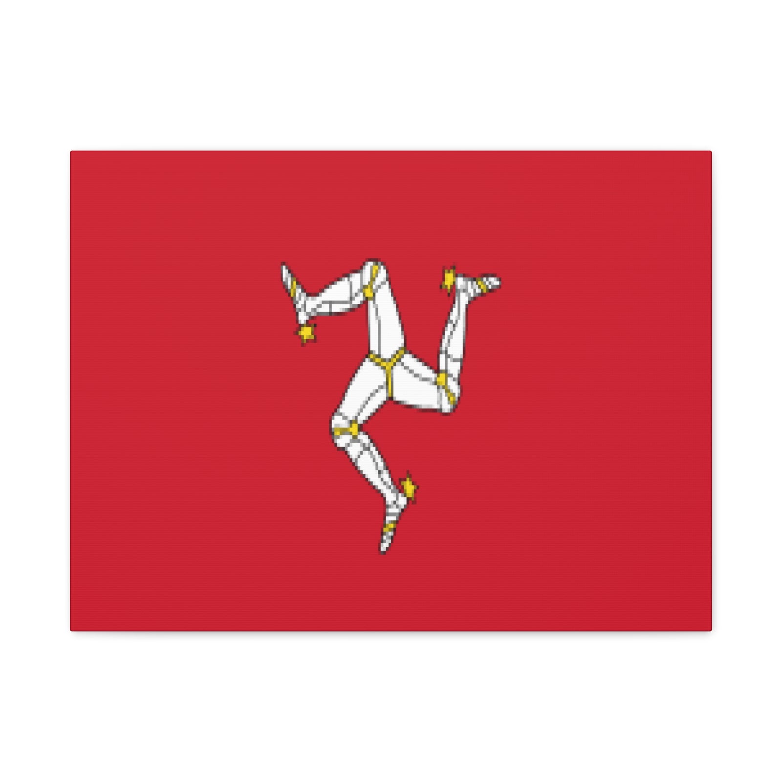 Isle of Man Country Flag Canvas Vibrant Wall Art Unframed Home Decor-Express Your Love Gifts
