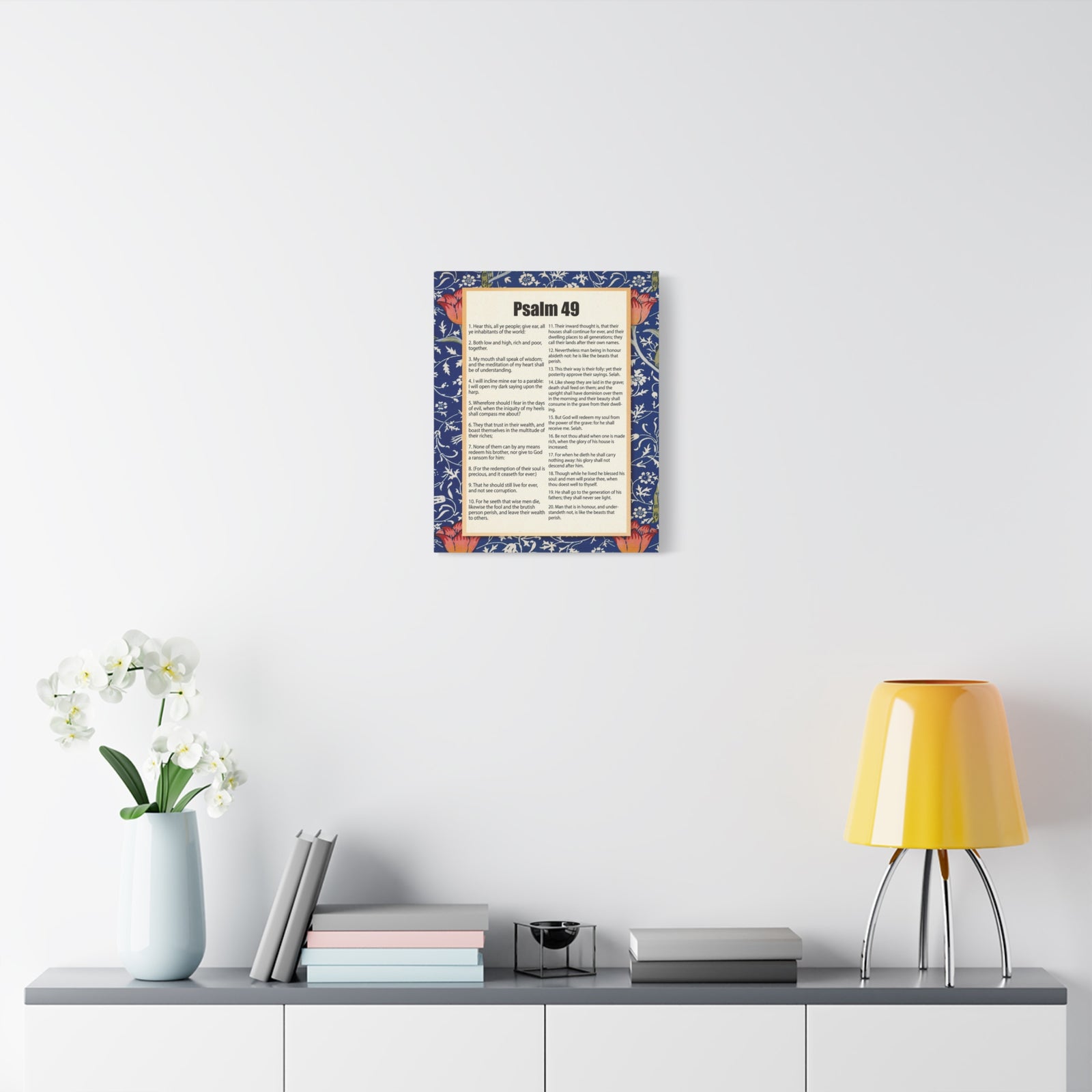 Scripture Walls Riches Will Not Last Psalm 49:17 Christian Wall Art Bible Verse Print Ready to Hang-Express Your Love Gifts