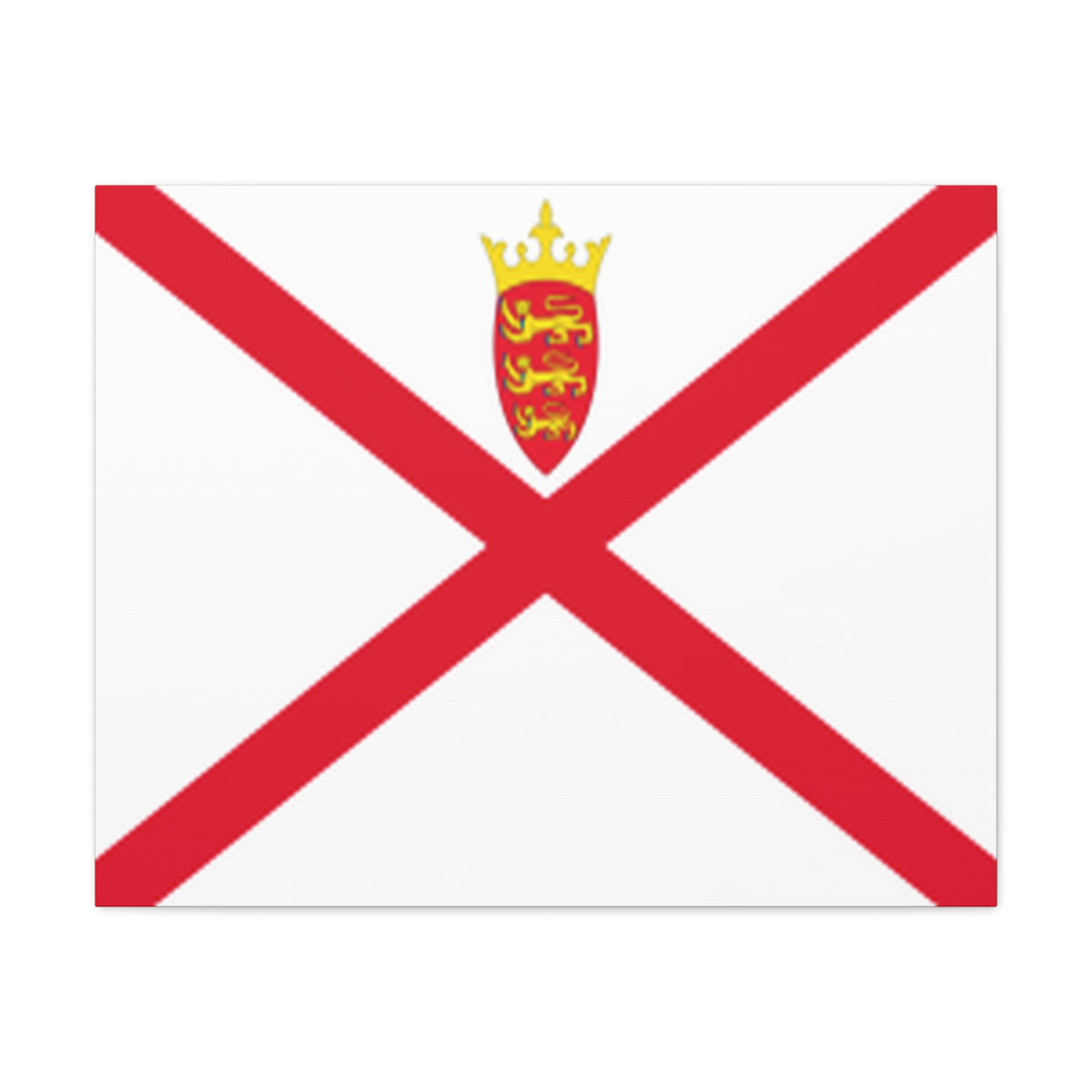 Jersey Country Flag Canvas Vibrant Wall Art Unframed Home Decor-Express Your Love Gifts