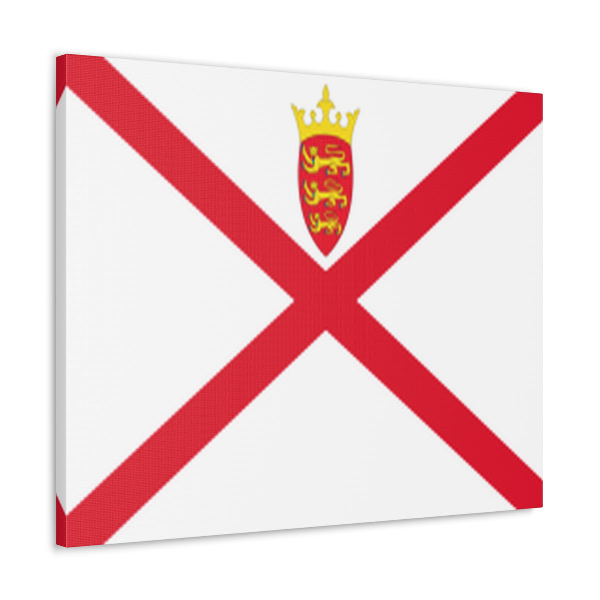 Jersey Country Flag Canvas Vibrant Wall Art Unframed Home Decor-Express Your Love Gifts