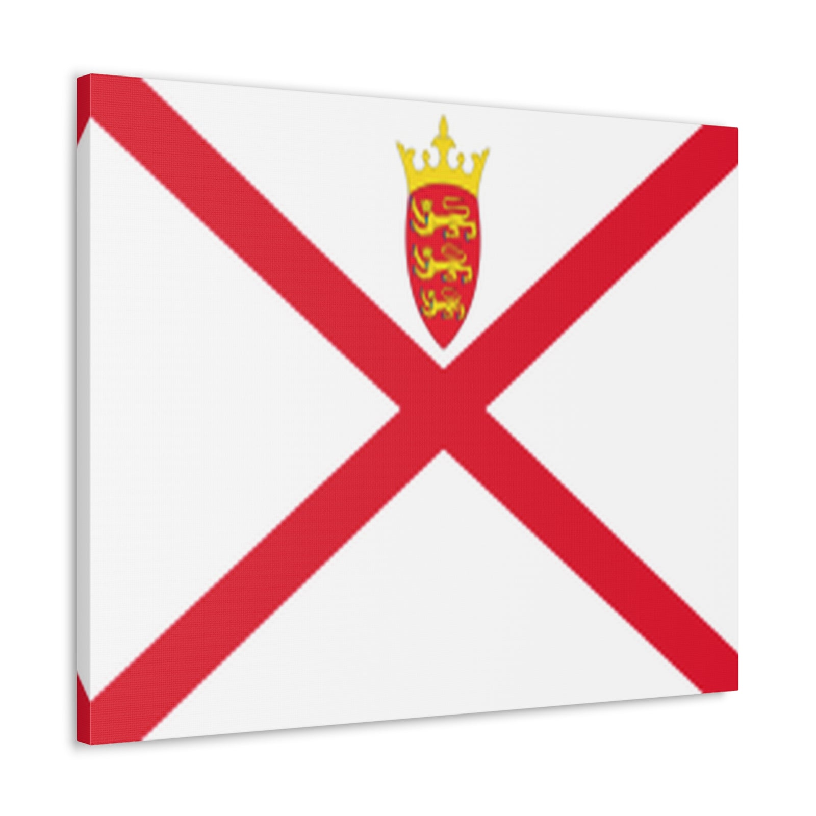 Jersey Country Flag Canvas Vibrant Wall Art Unframed Home Decor-Express Your Love Gifts