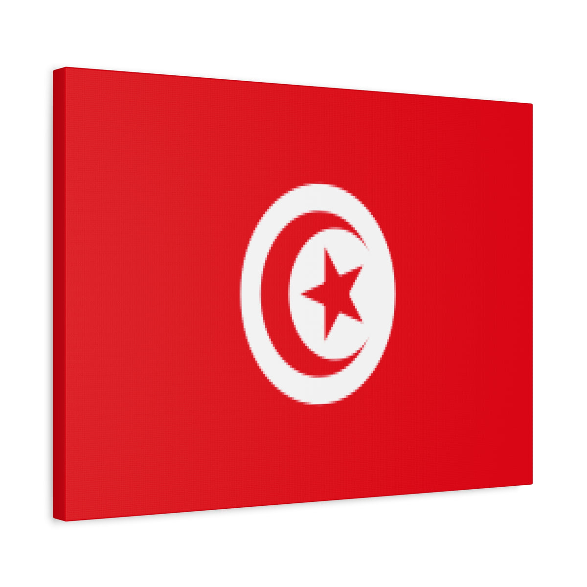 Tunisia Country Flag Canvas Vibrant Wall Art Unframed Home Decor-Express Your Love Gifts