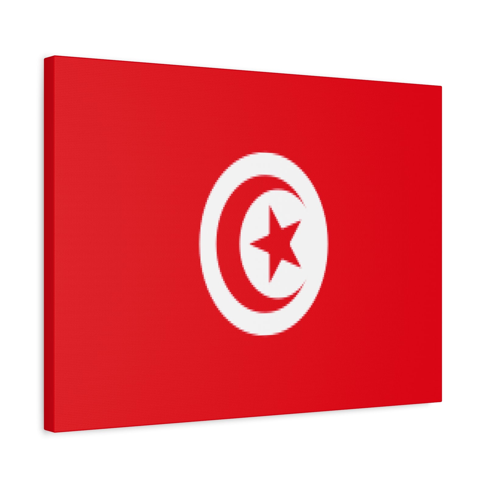 Tunisia Country Flag Canvas Vibrant Wall Art Unframed Home Decor-Express Your Love Gifts