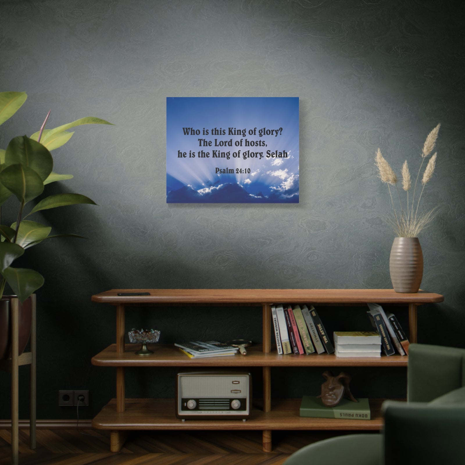 Bible Verse Canvas The Lord of Hosts Psalm 24:10 Christian Home Decor Scripture Art-Express Your Love Gifts