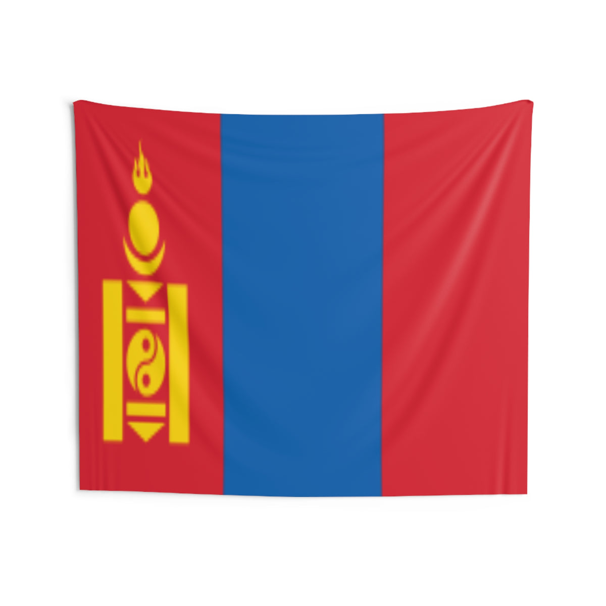 Mongolia Country Flag Wall Hanging Tapestry-Express Your Love Gifts