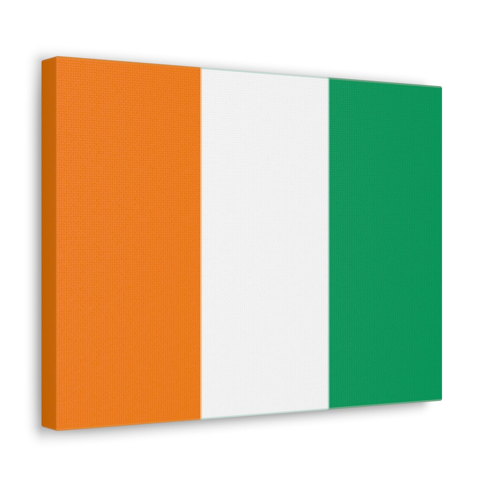 Côte dIvoire Country Flag Canvas Vibrant Wall Art Unframed Home Decor-Express Your Love Gifts
