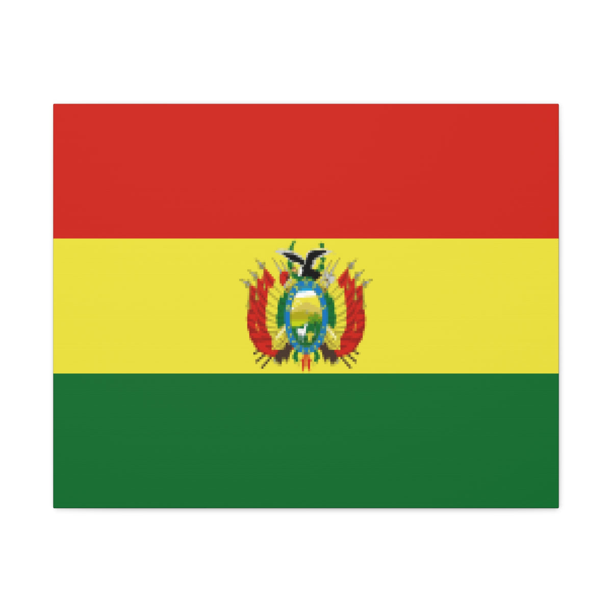 Bolivia Country Flag Canvas Vibrant Wall Art Unframed Home Decor-Express Your Love Gifts
