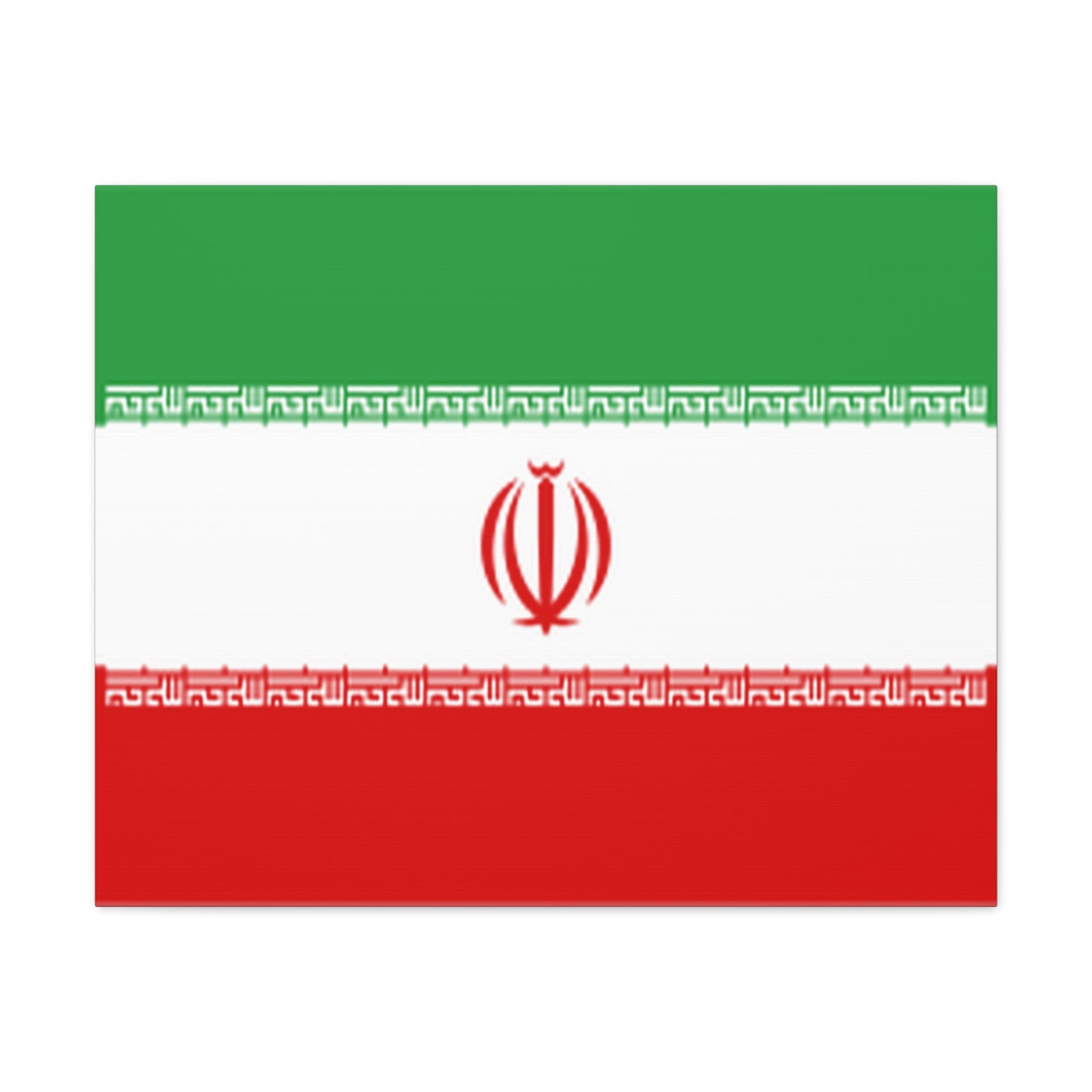 Iran Country Flag Canvas Vibrant Wall Art Unframed Home Decor-Express Your Love Gifts
