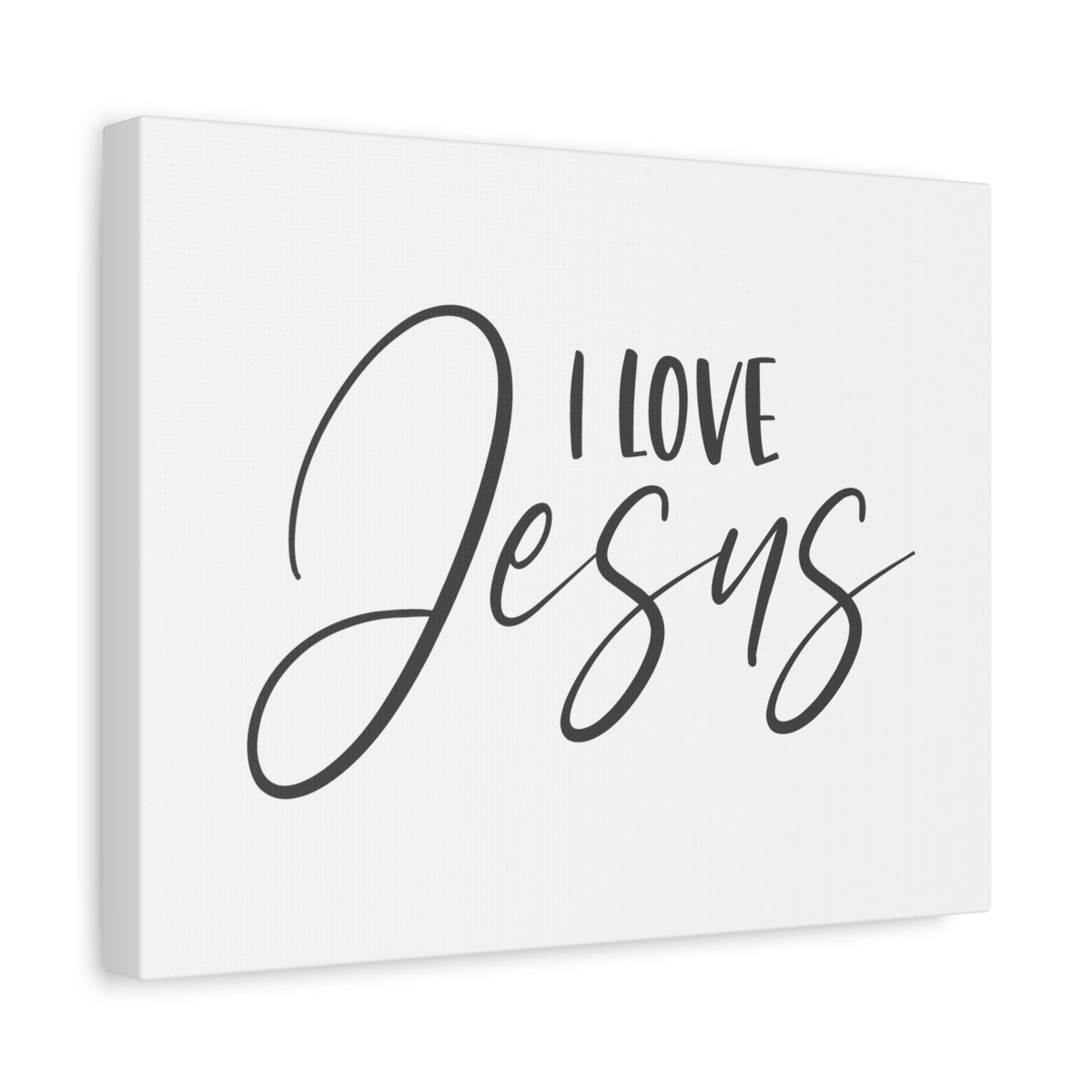 Scripture Canvas I Love Jesus Psalm 23:6 Christian Wall Art Bible Verse Print Ready to Hang-Express Your Love Gifts