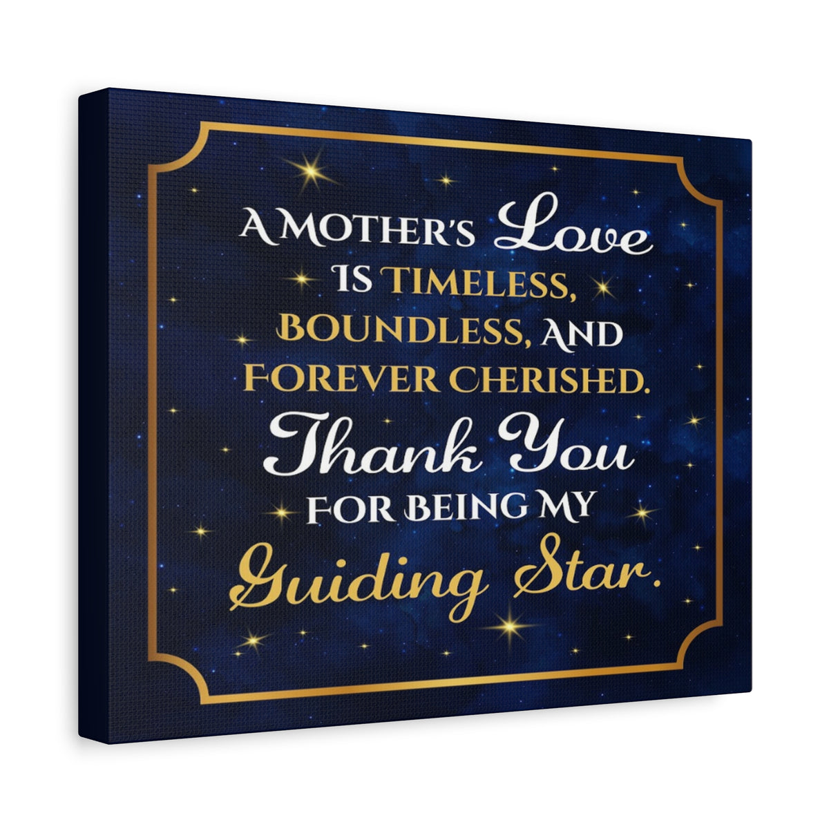 To Mom Thank You for Being My Guiding Star Custom Canvas Wall Art-Express Your Love Gifts