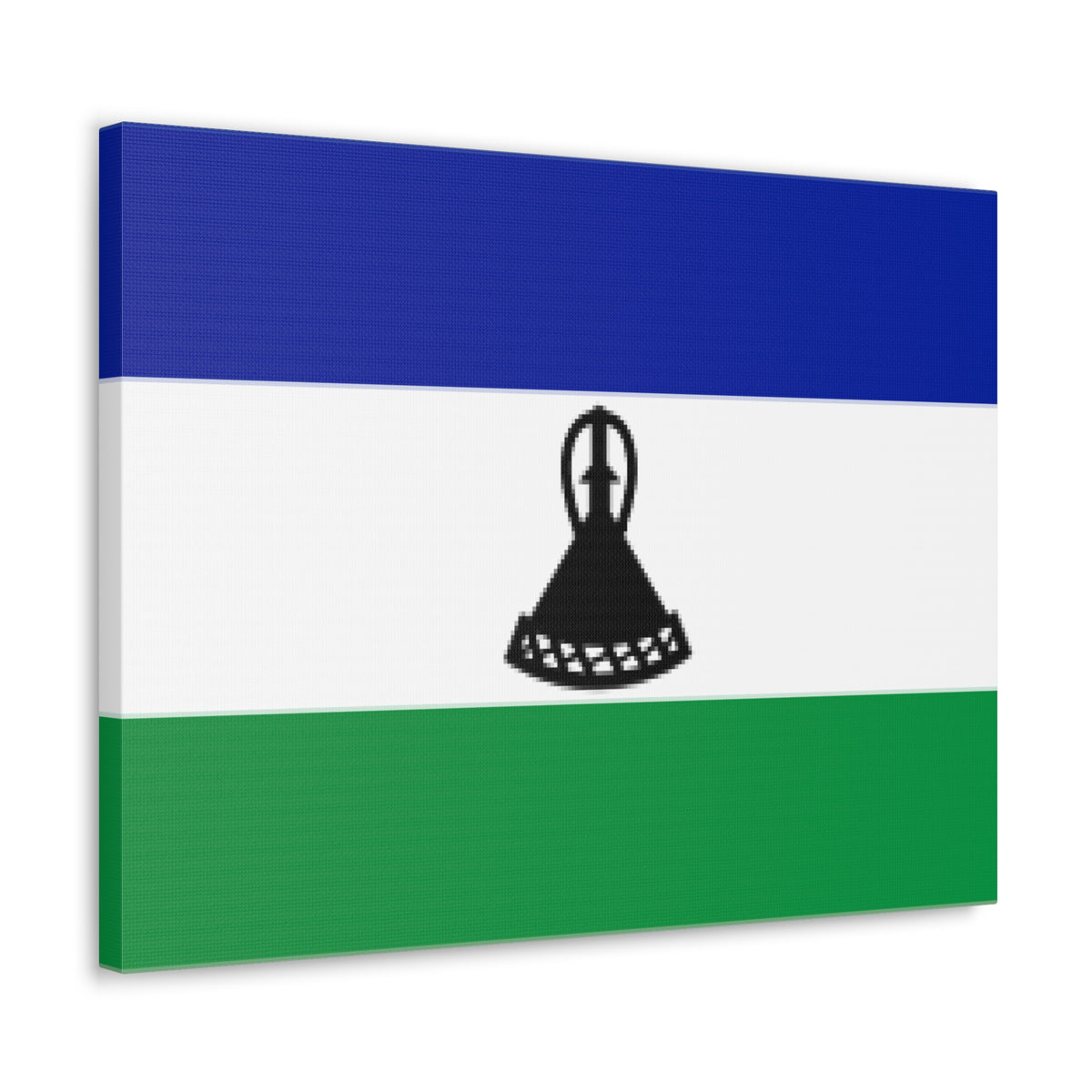 Lesotho Country Flag Canvas Vibrant Wall Art Unframed Home Decor-Express Your Love Gifts