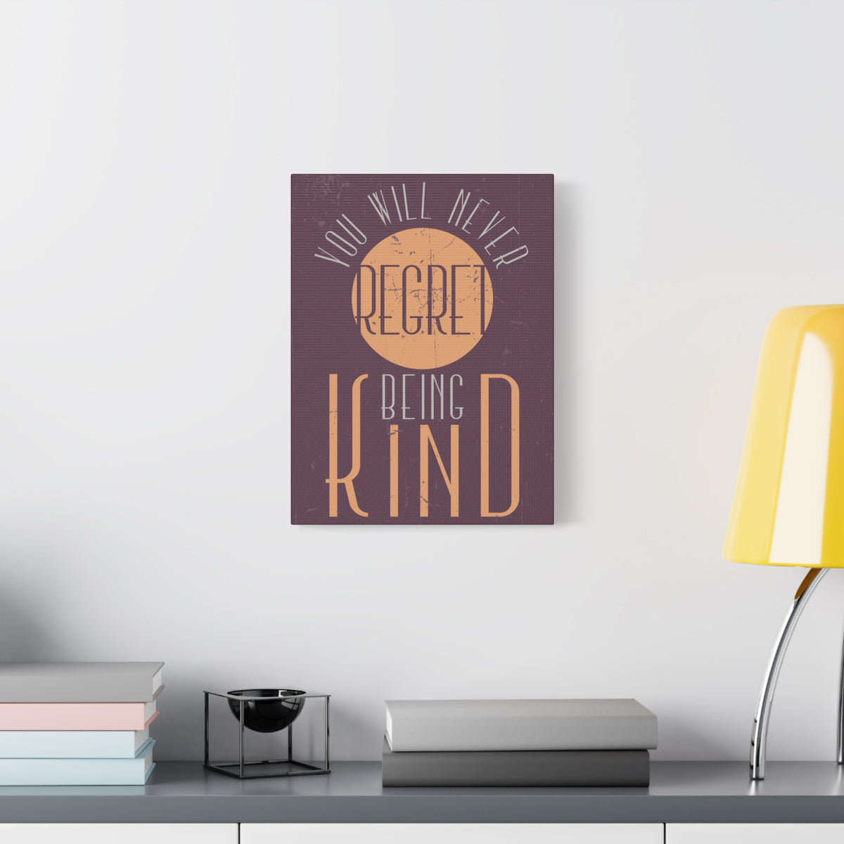 Inspirational Quote Canvas Being Kind Wall Art Motivational Motto Inspiring Prints Artwork Decor Ready to Hang-Express Your Love Gifts