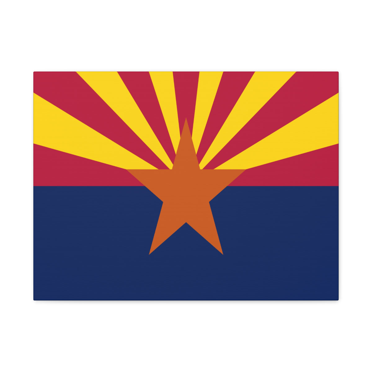 Arizona State Flag Canvas Vibrant Wall Art Unframed Home Decor-Express Your Love Gifts
