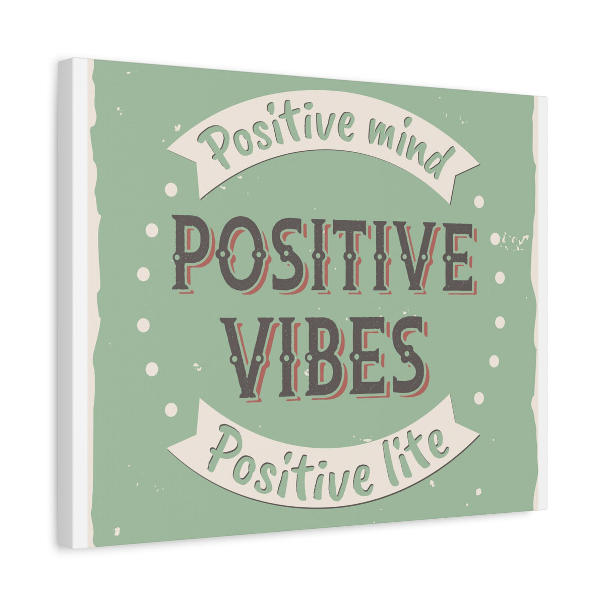 Inspirational Quote Canvas Positive Vibes Wall Art Motivational Motto Inspiring Prints Artwork Decor Ready to Hang-Express Your Love Gifts
