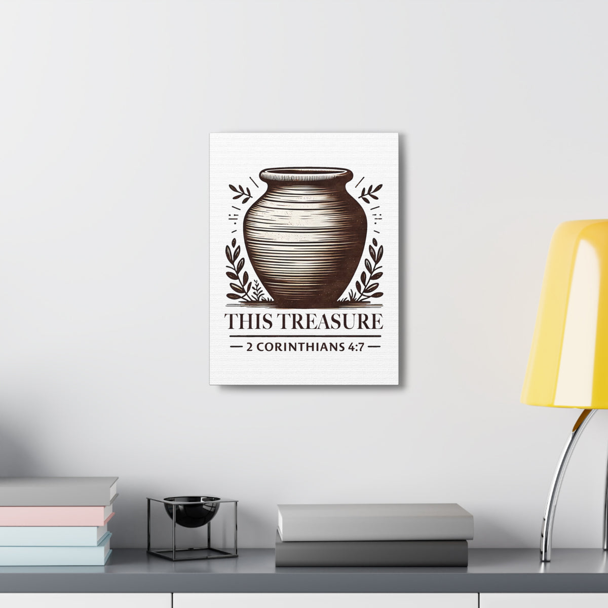 Scripture Walls 2 Corinthians 4:7 This Treasure Bible Verse Canvas Christian Wall Art Ready to Hang Unframed-Express Your Love Gifts
