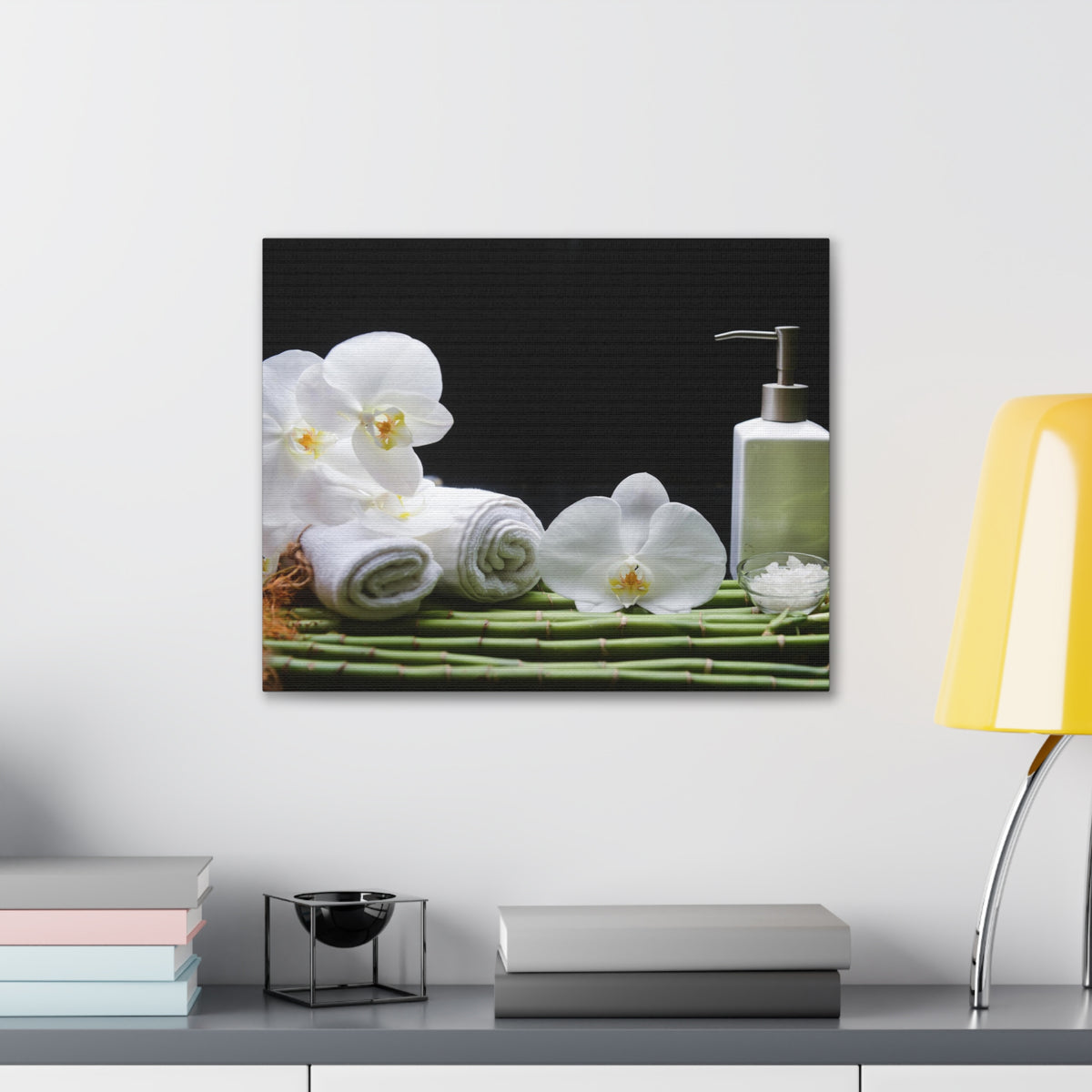 Long Green Leaves Forest Floral Nature Photography Canvas Wall Art for Home Decor Ready-to-Hang-Express Your Love Gifts