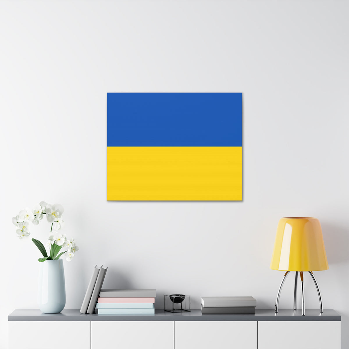 Ukraine Country Flag Canvas Vibrant Wall Art Unframed Home Decor-Express Your Love Gifts