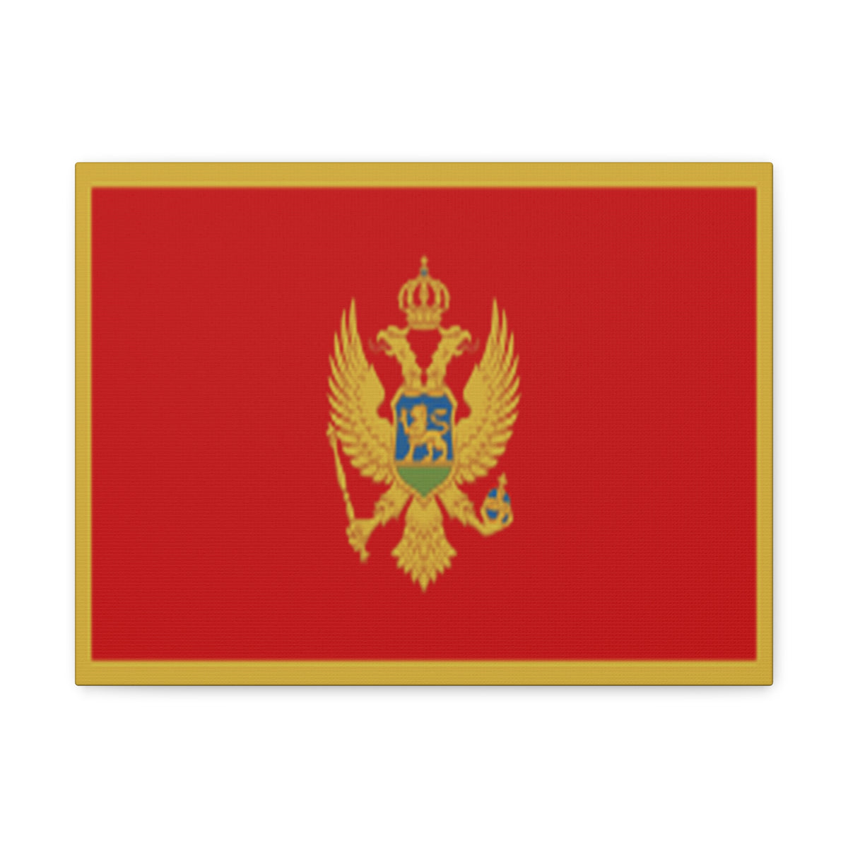 Montenegro Country Flag Canvas Vibrant Wall Art Unframed Home Decor-Express Your Love Gifts