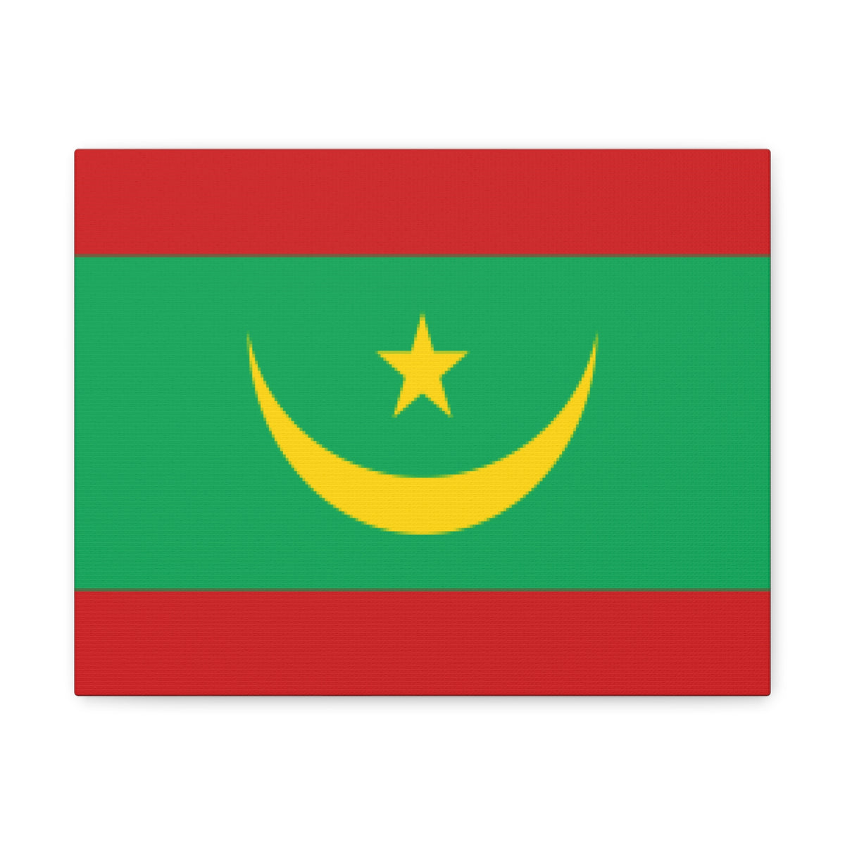 Mauritania Country Flag Canvas Vibrant Wall Art Unframed Home Decor-Express Your Love Gifts