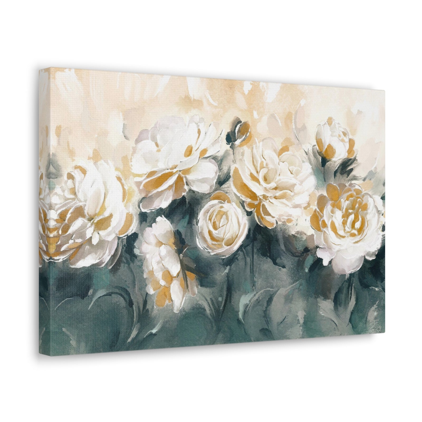 Painting With Flower Rose And Peonies Flower Canvas Wall Art for Home Decor Ready-to-Hang-Express Your Love Gifts