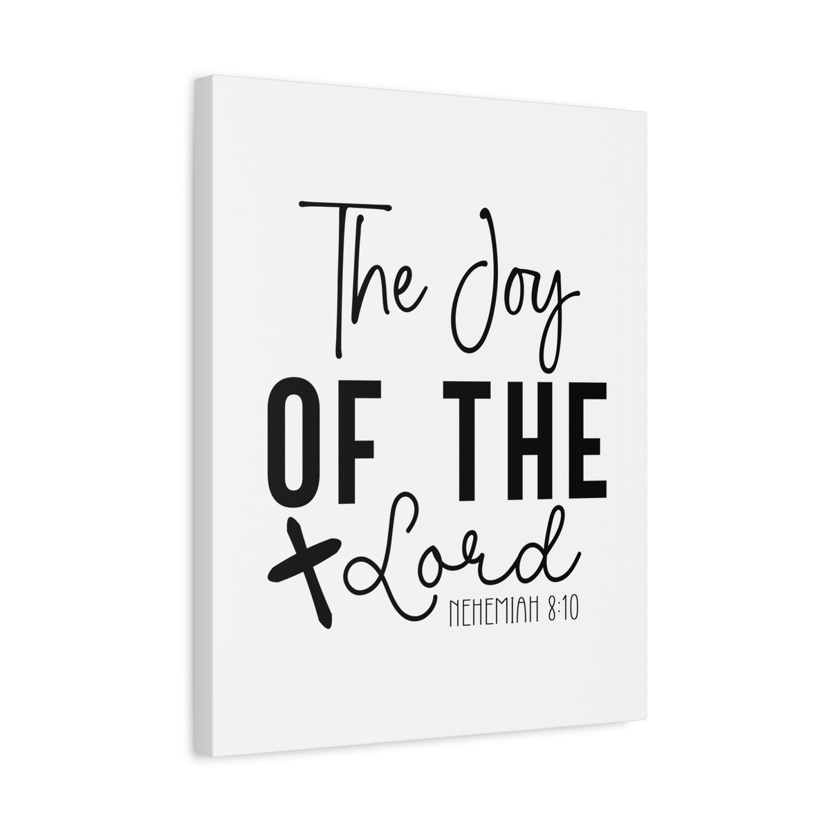 Scripture Walls Nehemiah 8:10 The Day of the Lord Bible Verse Canvas Christian Wall Art Ready to Hang Unframed-Express Your Love Gifts