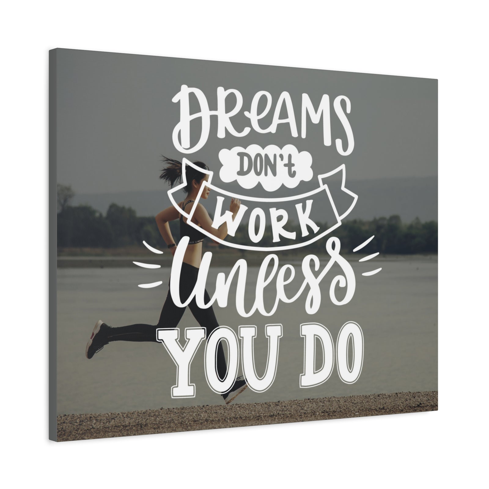 Inspirational Quote Canvas Dreams Wall Art Motivational Motto Inspiring Prints Artwork Decor Ready to Hang-Express Your Love Gifts