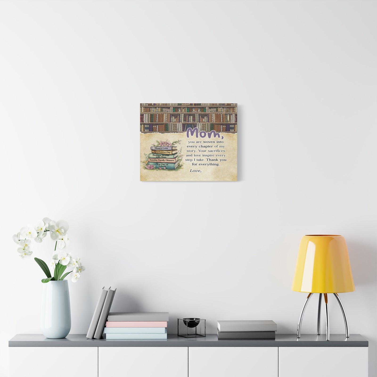 Personalized To My Mom Every Chapter Elegant Home Décor-Express Your Love Gifts