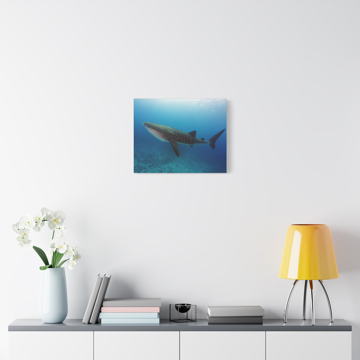 Majestic Whale Shark Art Majestic Whale Shark Print Animal Wall Art Wildlife Canvas Prints Wall Art Ready to Hang-Express Your Love Gifts
